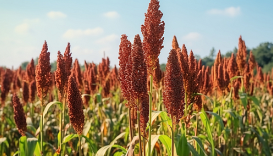 高粱脱粒  Sorghum 